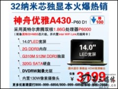  A430-P60D1(Intel ˫P6000/2G/320G)ʼǱ